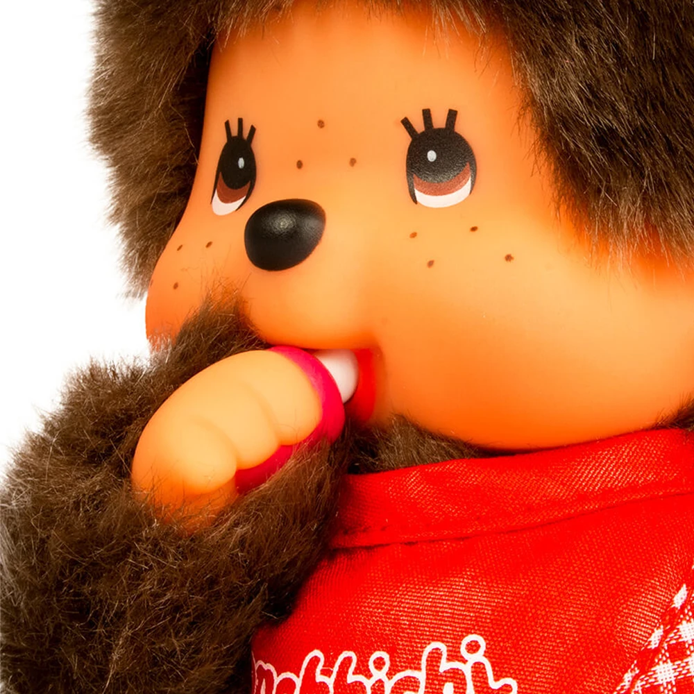 Monchhichi - Peluche Garçon bavoir rouge – Image 6