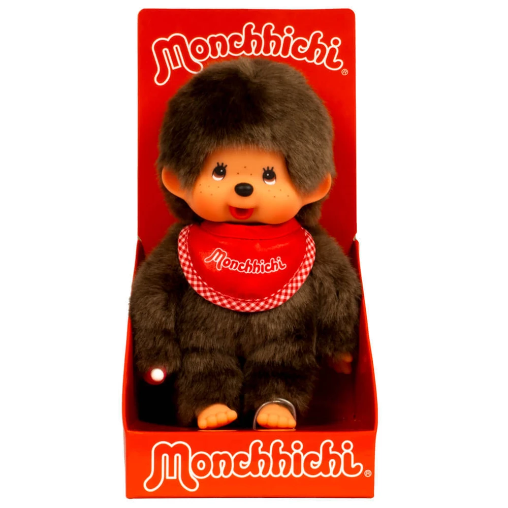 Monchhichi - Peluche Garçon bavoir rouge – Image 7