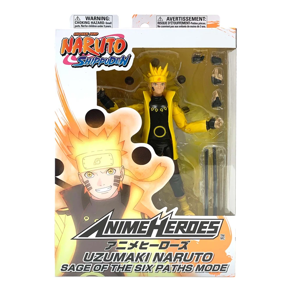 Anime Heroes - Naruto Shippuden - Figurine Anime Heroes 17 cm - Naruto Uzumaki en mode Ermite Rikudo Sage of Six Paths – Image 3