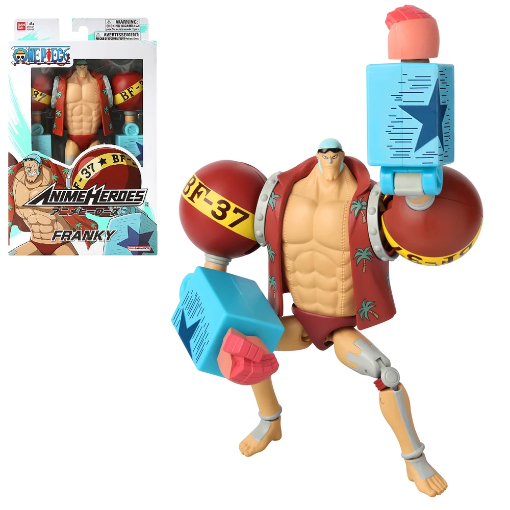 Anime Heroes - One Piece - Figurine Anime Heroes 17 cm - Franky - 36938