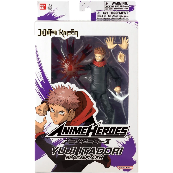 Anime Heroes - Jujutsu Kaisen - Figurine articulée Anime Heroes 17 cm - Itadori Yuji Black Flash – Image 3