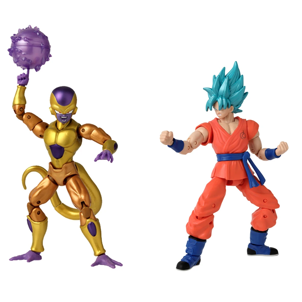 Dragon Ball Super - Figurines Dragon Stars 17cm - Battle Pack - Golden Freezer vs Super Saiyan Blue Goku Dragon Ball - Pack de 2 figurines – Image 2