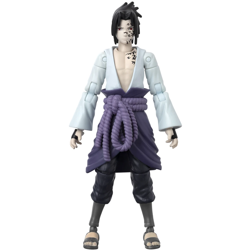 Anime Heroes Beyond - Naruto Shippuden - Figurine Anime Heroes Beyond 17 cm - Figurine articulée Sasuke Uchiha - Transformation Marque Maudite: État 1 – Image 4