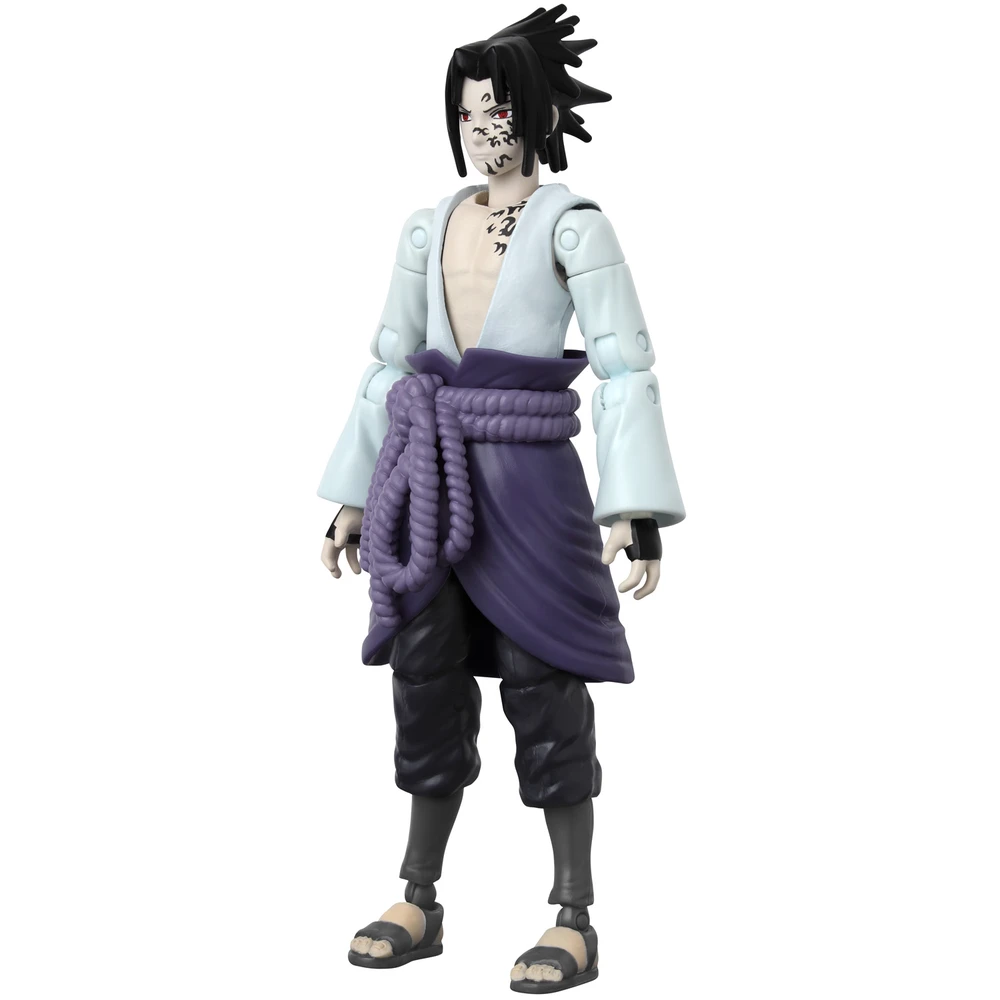 Anime Heroes Beyond - Naruto Shippuden - Figurine Anime Heroes Beyond 17 cm - Figurine articulée Sasuke Uchiha - Transformation Marque Maudite: État 1 – Image 5
