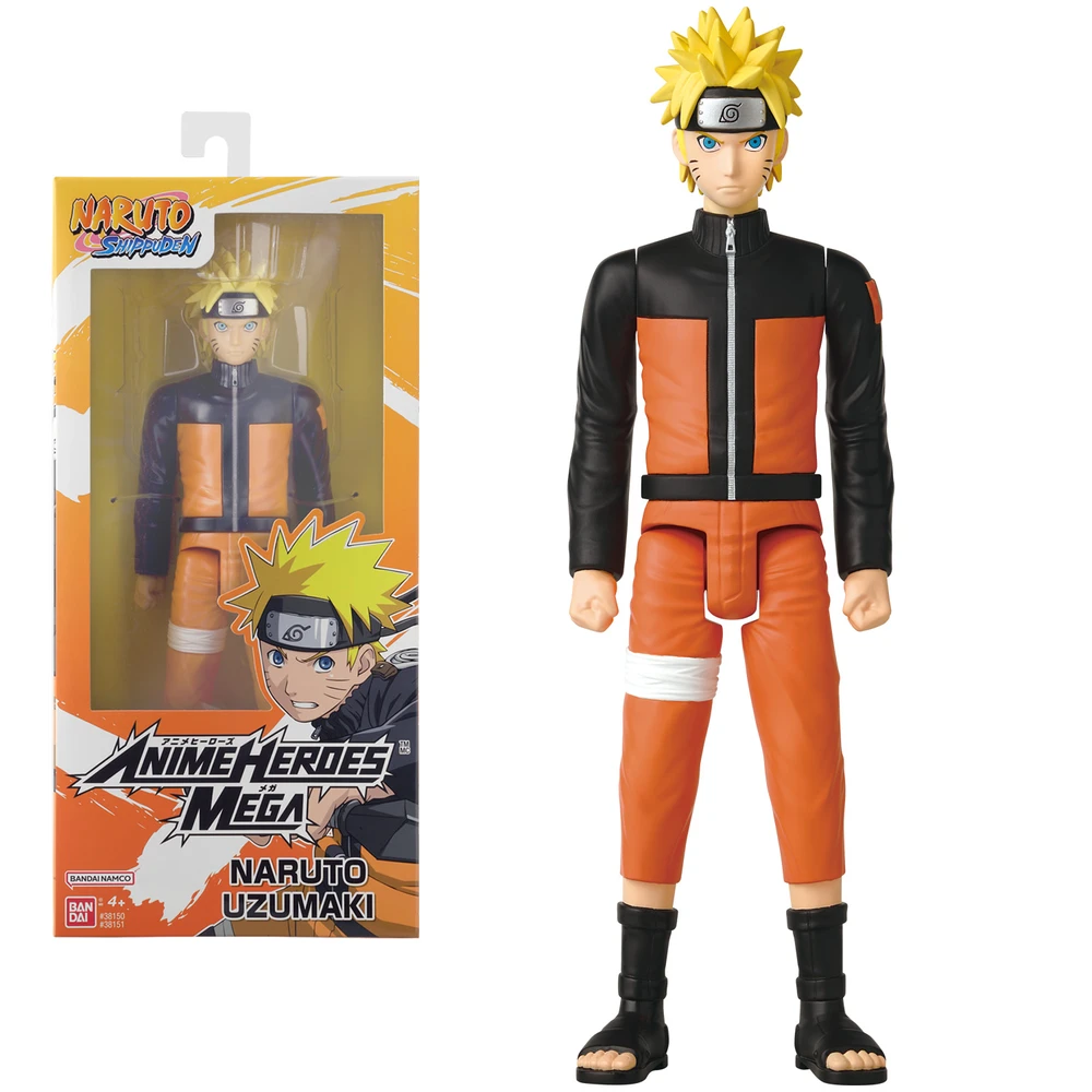 Anime Heroes - Naruto Shippuden - Figurine Anime Heroes Mega 30 cm - Naruto Uzumaki