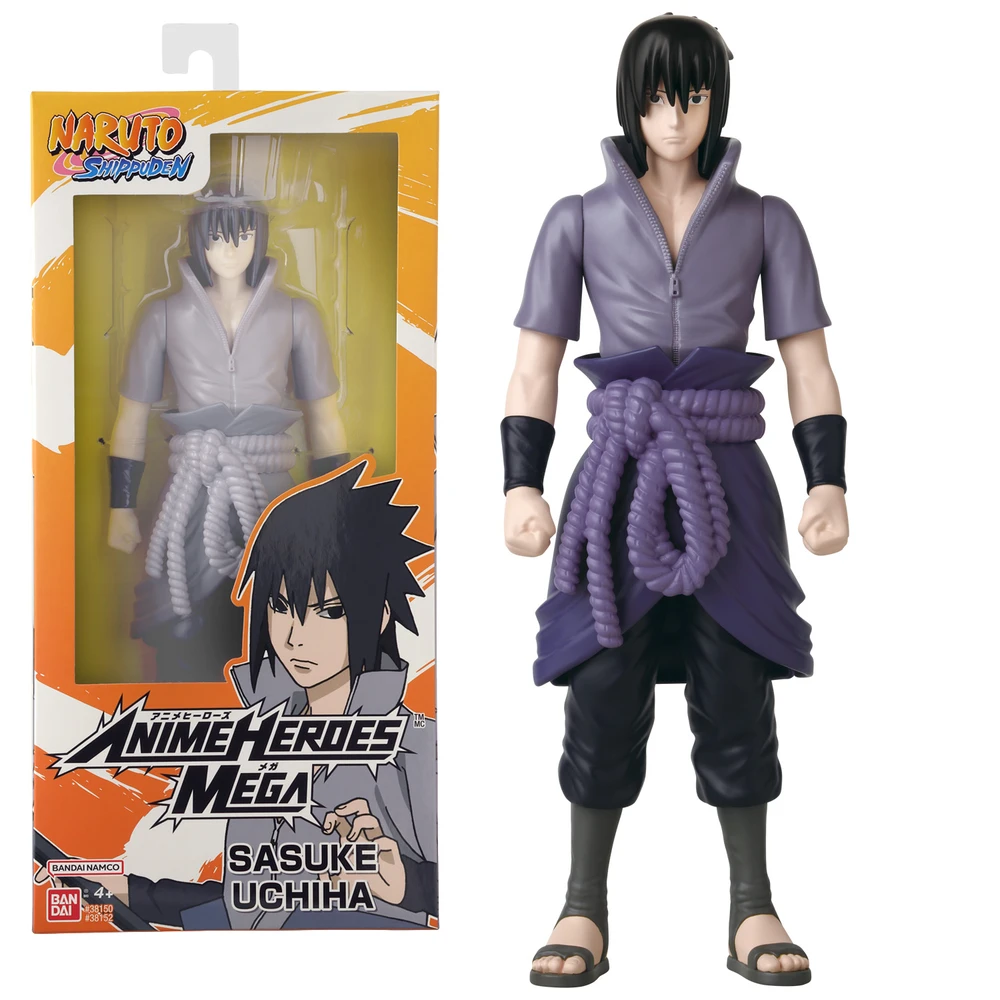 Anime Heroes - Naruto Shippuden - Figurine Anime Heroes Mega 30 cm - Sasuke Uchiwa