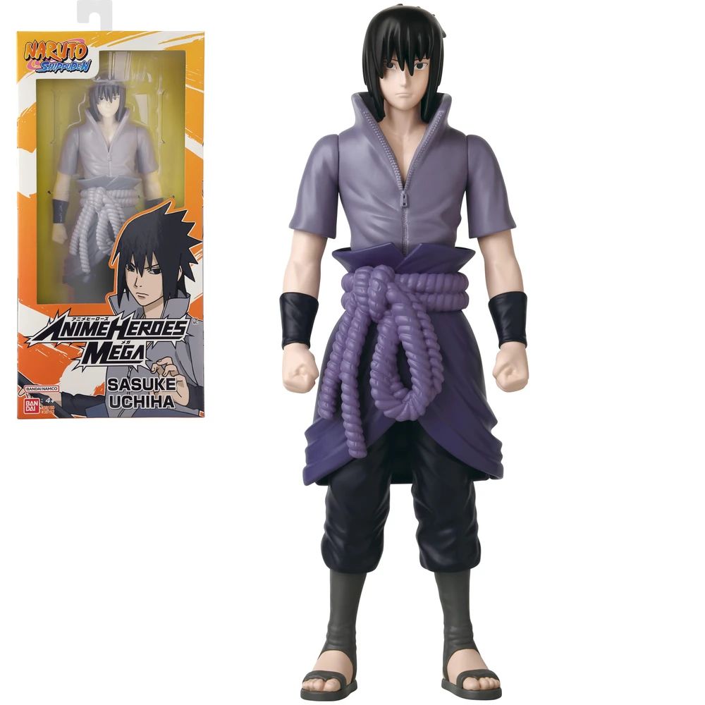 Anime Heroes - Naruto Shippuden - Figurine Anime Heroes Mega 30 cm - Sasuke Uchiwa – Image 7