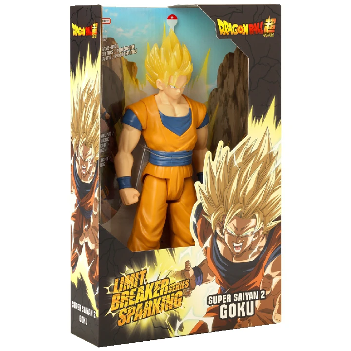Dragon Ball Super - Figurine Géante Limit Breaker 30 cm - Super Saiyan 2 Goku Dragon Ball - Grande Figurine Sparking Goku Son et Lumière – Image 3