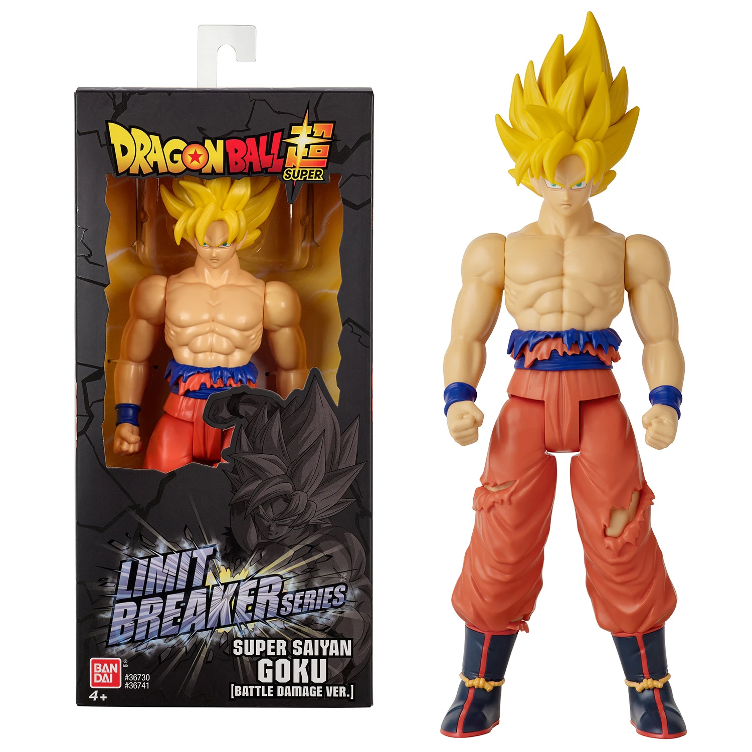 Bandai - Dragon Ball - Figurine géante Limit Breaker - Super Saiyan Goku (Battle Damage Ver.)
