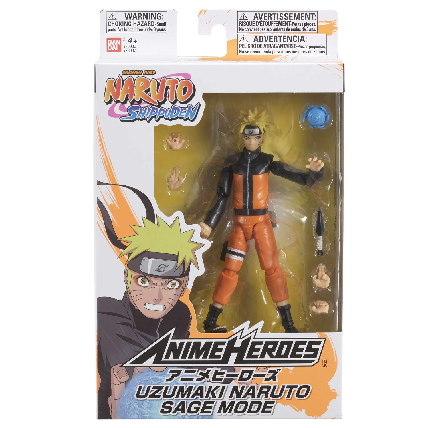 Anime Heroes - Naruto Shippuden - Figurine Anime Heroes 17 cm - Naruto Uzumaki en mode Ermite (Sage mode) – Image 2