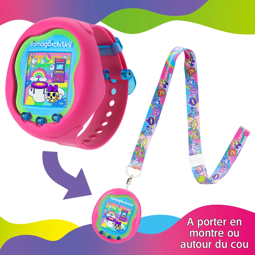 Bandai – Tamagotchi Uni – Tamagotchi connecté avec bracelet montre - Modèle Rose – Image 7
