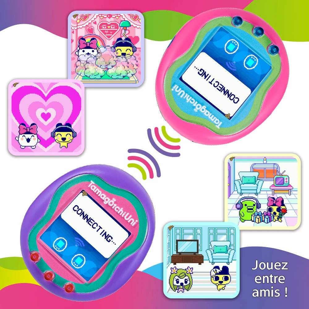 Bandai – Tamagotchi Uni – Tamagotchi connecté bracelet montre - Modèle Violet – Image 3