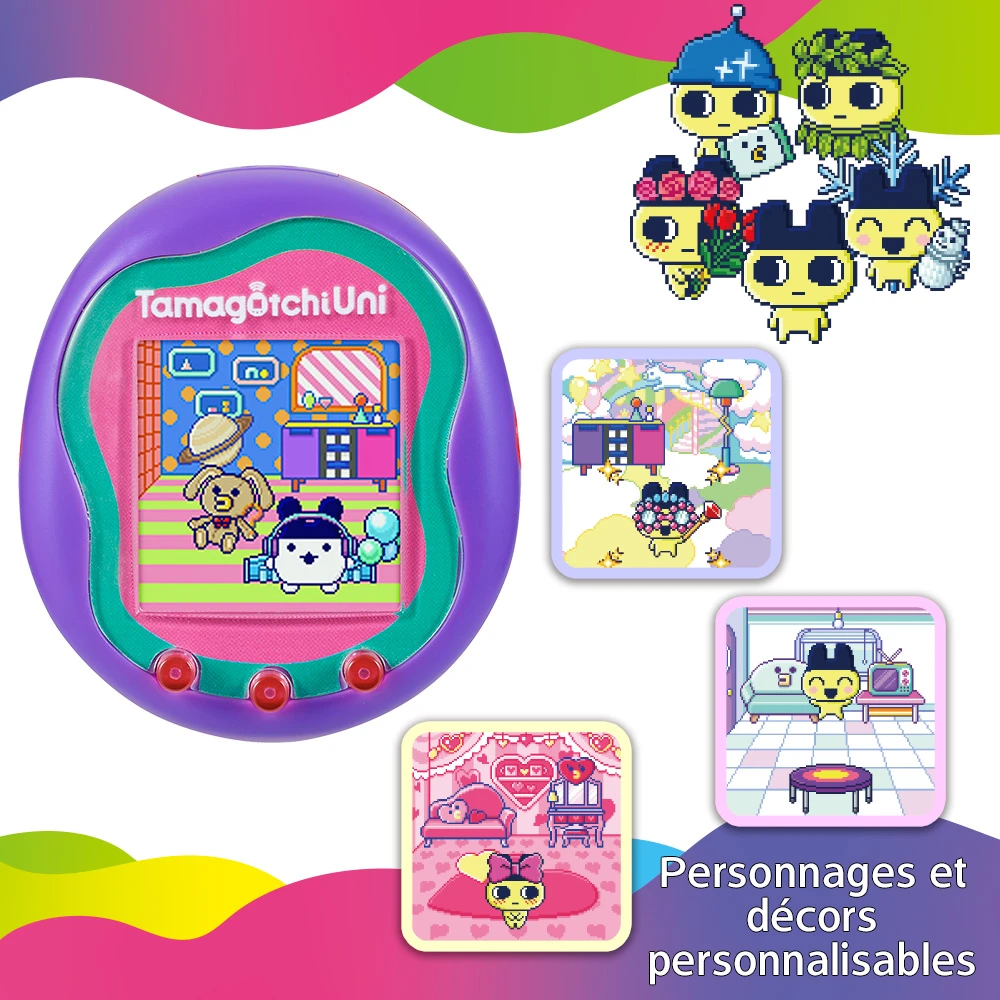 Bandai – Tamagotchi Uni – Tamagotchi connecté bracelet montre - Modèle Violet – Image 4