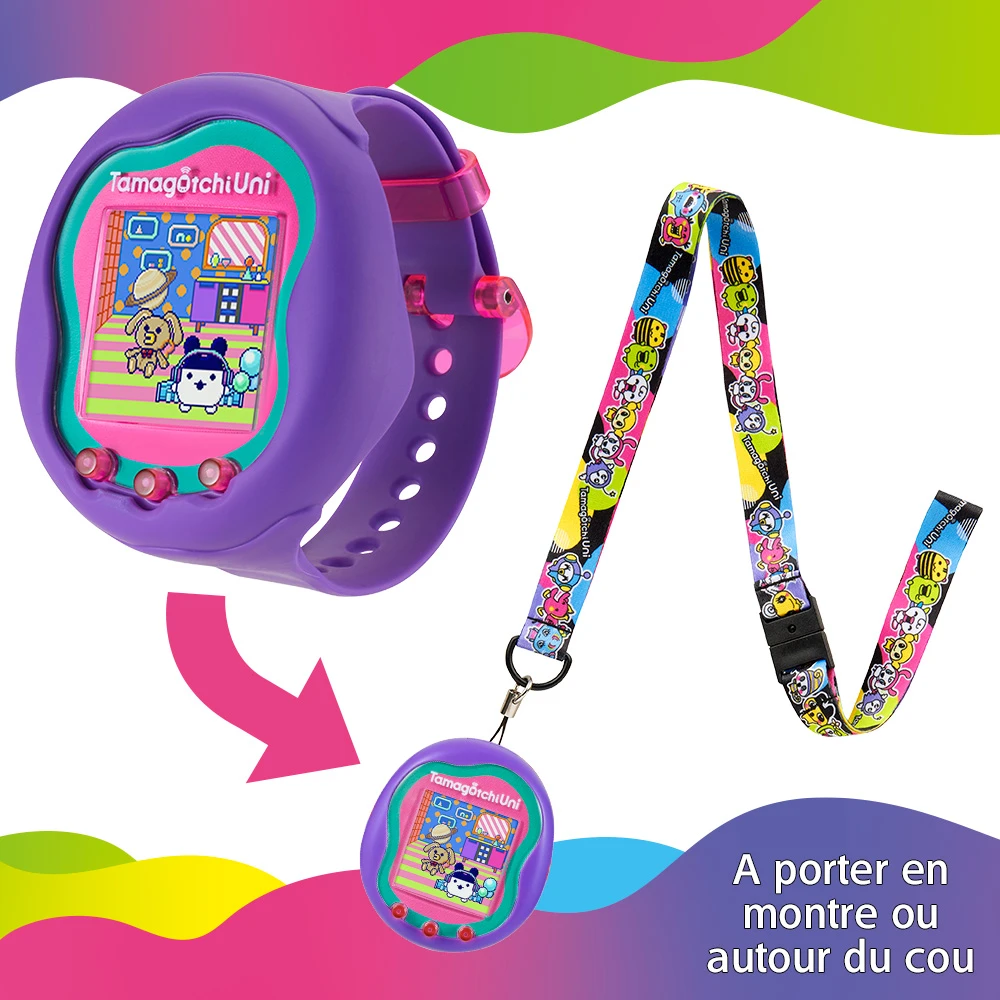 Bandai – Tamagotchi Uni – Tamagotchi connecté bracelet montre - Modèle Violet – Image 7