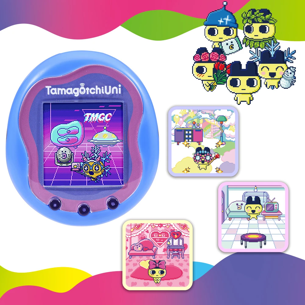 Bandai – Tamagotchi Uni – Tamagotchi connecté avec bracelet montre - Modèle Bleu – Image 5