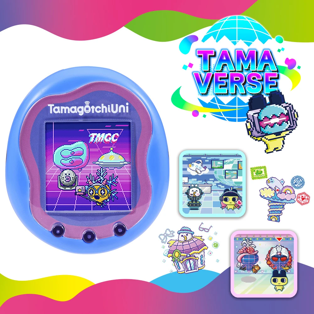 Bandai – Tamagotchi Uni – Tamagotchi connecté avec bracelet montre - Modèle Bleu – Image 6