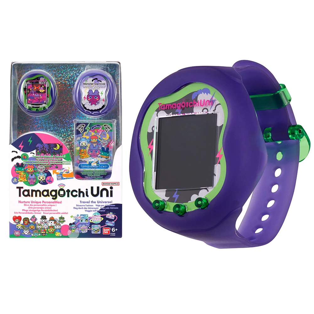 Bandai – Tamagotchi Uni – Tamagotchi Connecté avec Bracelet Montre - Modèle Monster
