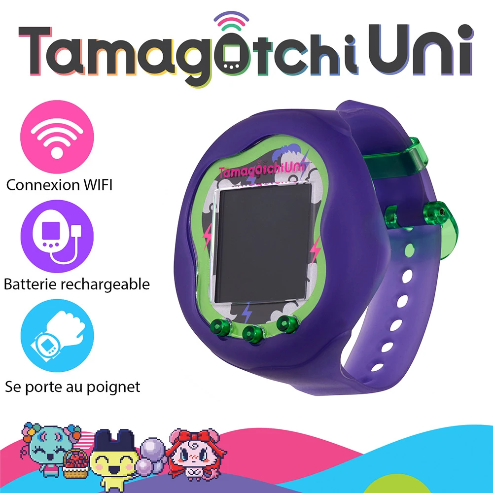 Bandai – Tamagotchi Uni – Tamagotchi Connecté avec Bracelet Montre - Modèle Monster – Image 2