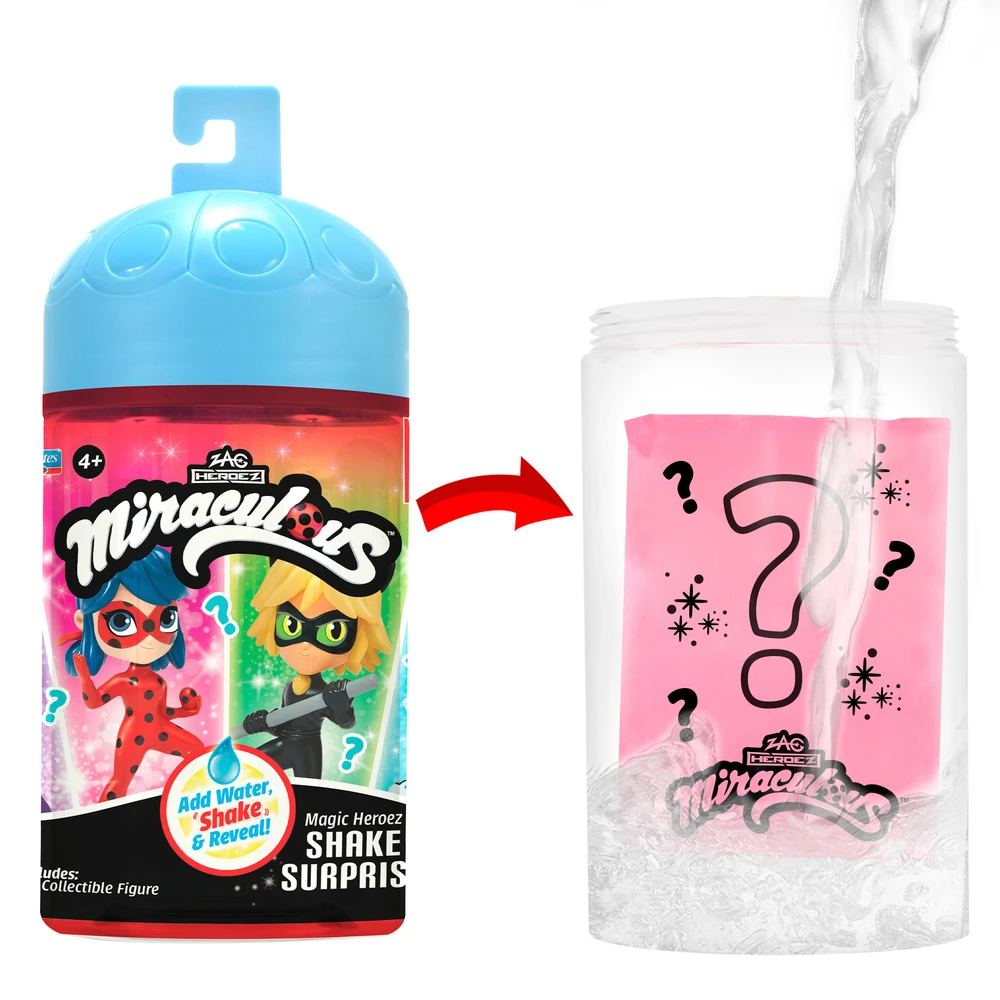 Miraculous Ladybug - Figurines Chibi Color Change Surprise - Mini Poupée Miraculous 10 cm - Figurine change de couleur - Personnage Miraculous aléatoire – Image 6