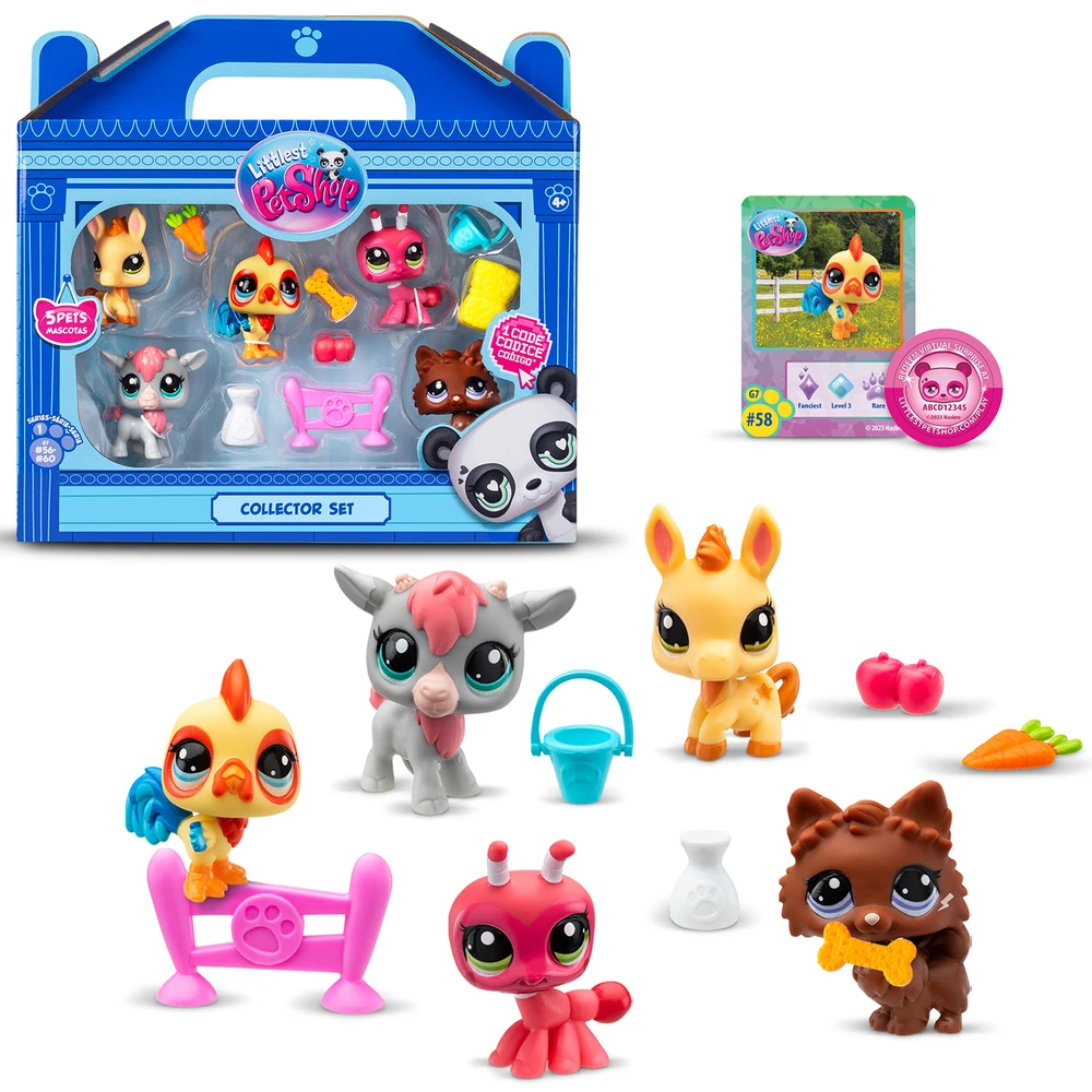 Littlest Pet Shop - Collector Set Thème de la ferme 5 animaux et accessoires