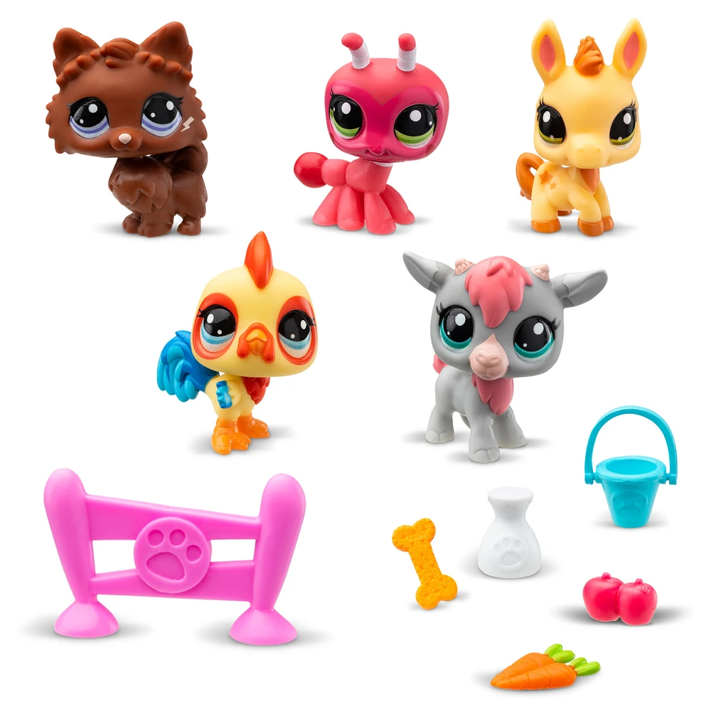 Littlest Pet Shop - Collector Set Thème de la ferme 5 animaux et accessoires – Image 2