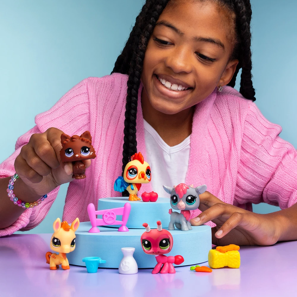 Littlest Pet Shop - Collector Set Thème de la ferme 5 animaux et accessoires – Image 3