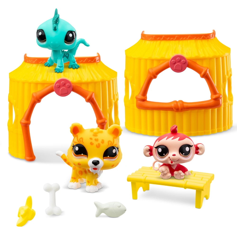 Littlest Pet Shop - Pack Tiki Jungle - 3 animaux et accessoires – Image 2