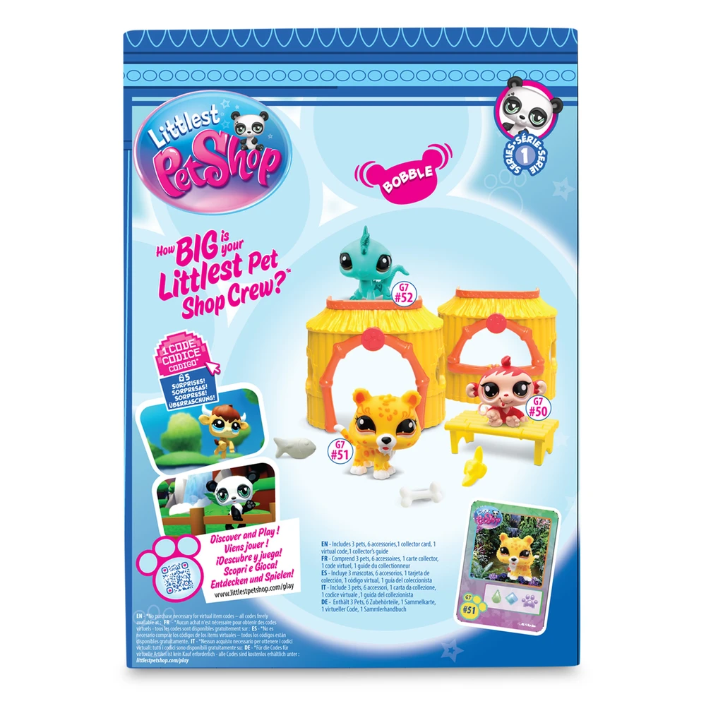 Littlest Pet Shop - Pack Tiki Jungle - 3 animaux et accessoires – Image 7