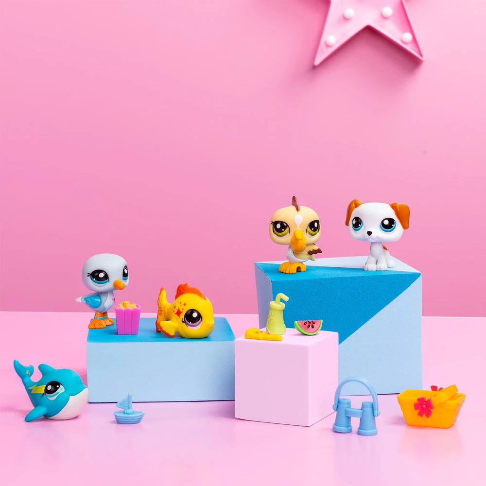 Littlest Pet Shop - Collector Set Thème Plage - 5 animaux et accessoires – Image 3