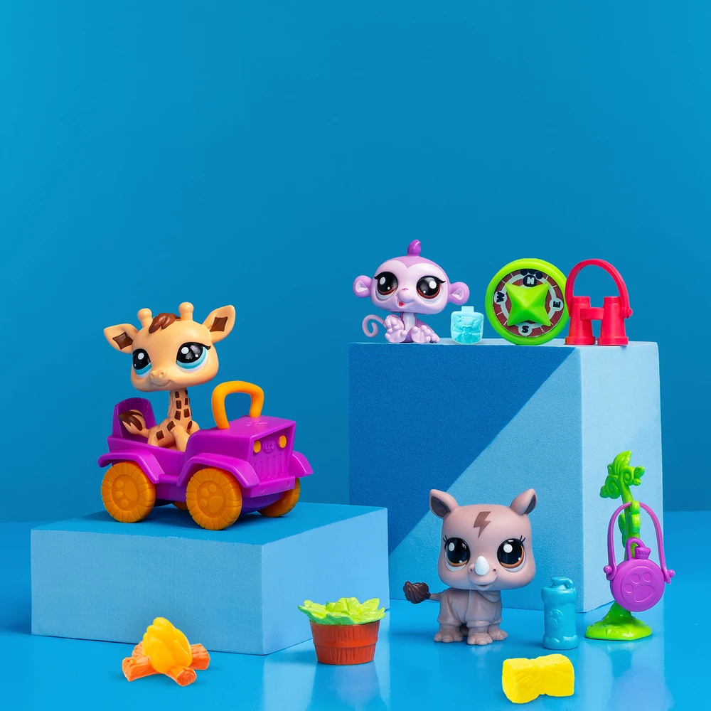 Littlest Pet Shop - Pack Safari - 3 animaux et accessoires – Image 4