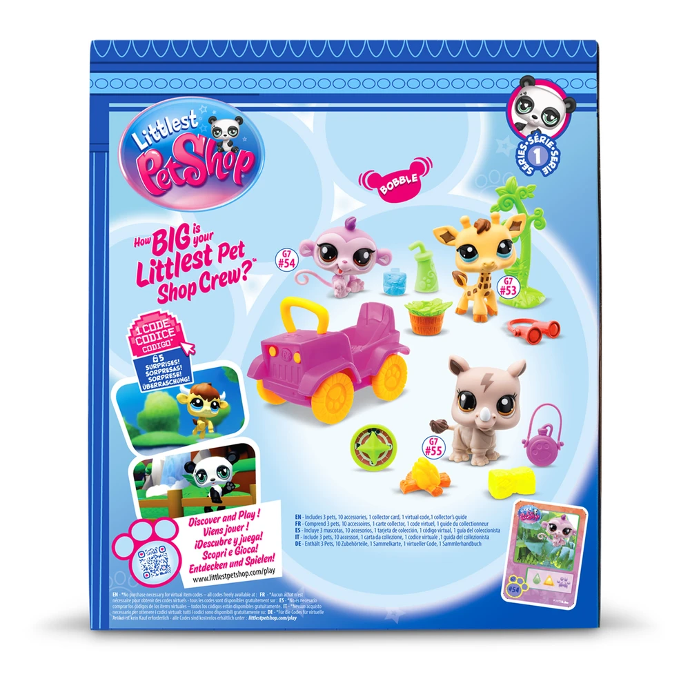 Littlest Pet Shop - Pack Safari - 3 animaux et accessoires – Image 6