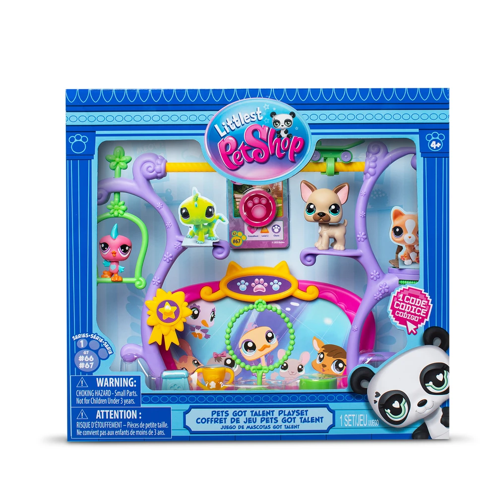 Littlest Pet Shop - Coffret Pets Got Talent - Ensemble de jeu avec 2 animaux, décor et accessoires – Image 6