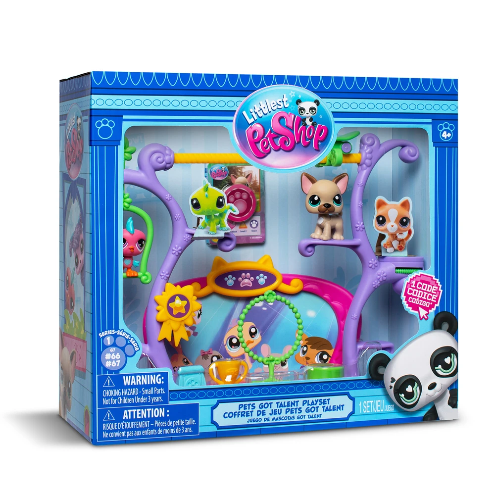 Littlest Pet Shop - Coffret Pets Got Talent - Ensemble de jeu avec 2 animaux, décor et accessoires – Image 8