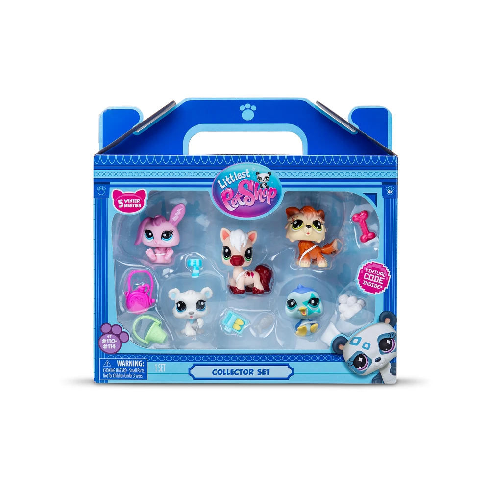 Littlest Pet Shop - Collector Set Thème Montagne Hiver 5 animaux et accessoires Pet Shop – Image 4