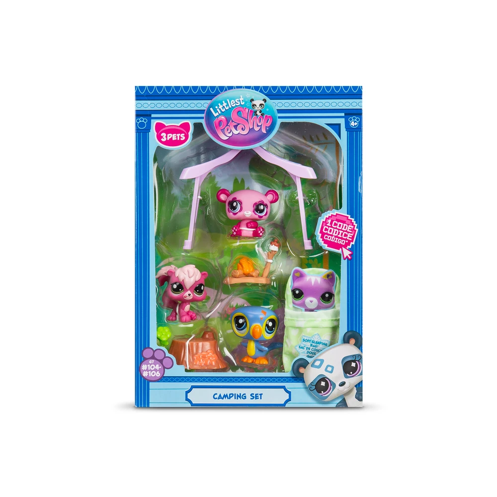 Littlest Pet Shop - Pack Set Camping 3 animaux et accessoires – Image 2