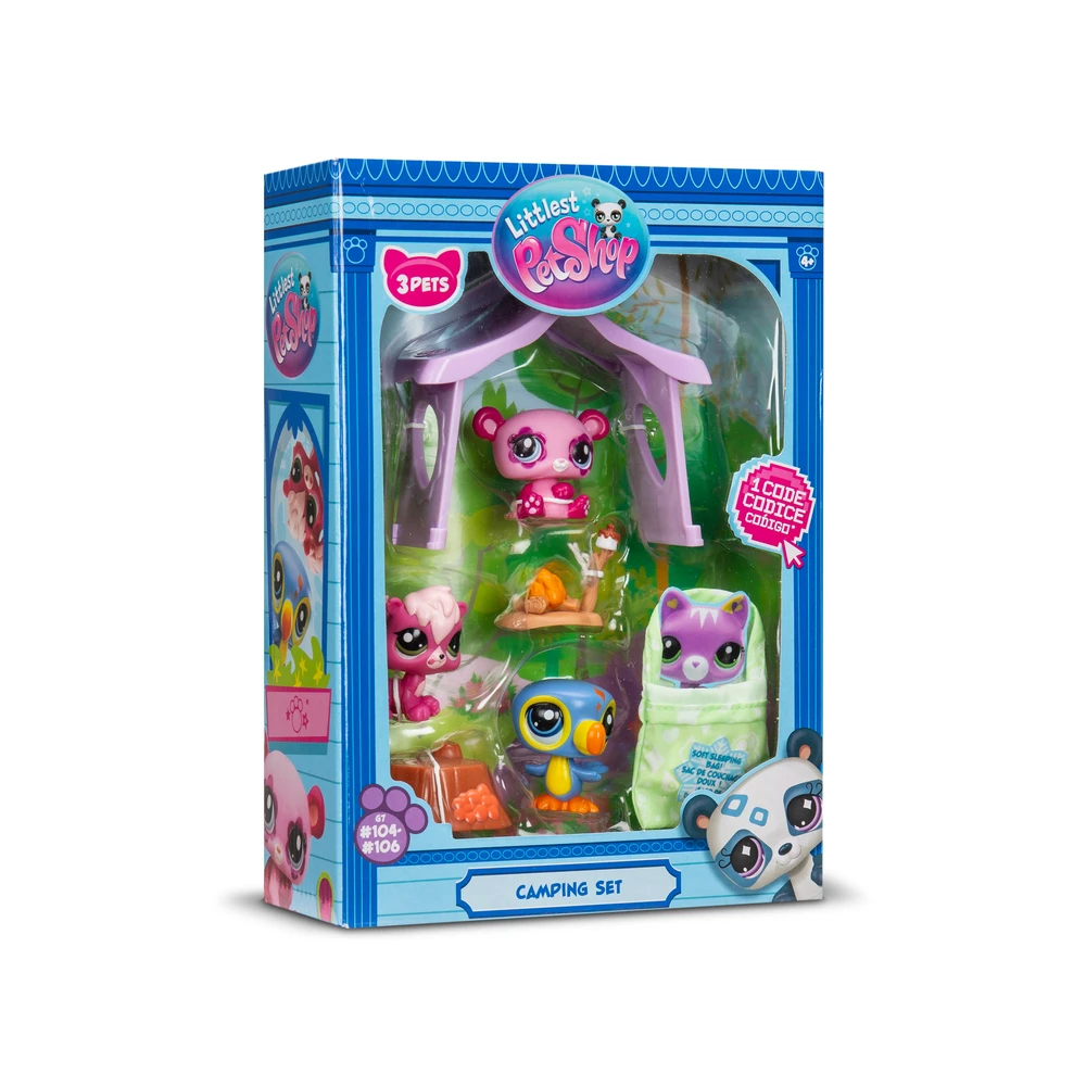 Littlest Pet Shop - Pack Set Camping 3 animaux et accessoires – Image 3