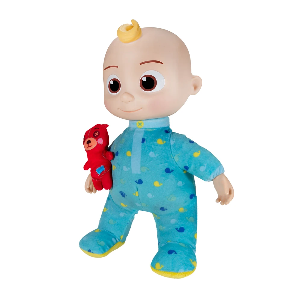 CoComelon - Bébé musical JJ - doudou / poupée 30 cm qui joue la chanson "Yes yes bed time" – Image 3