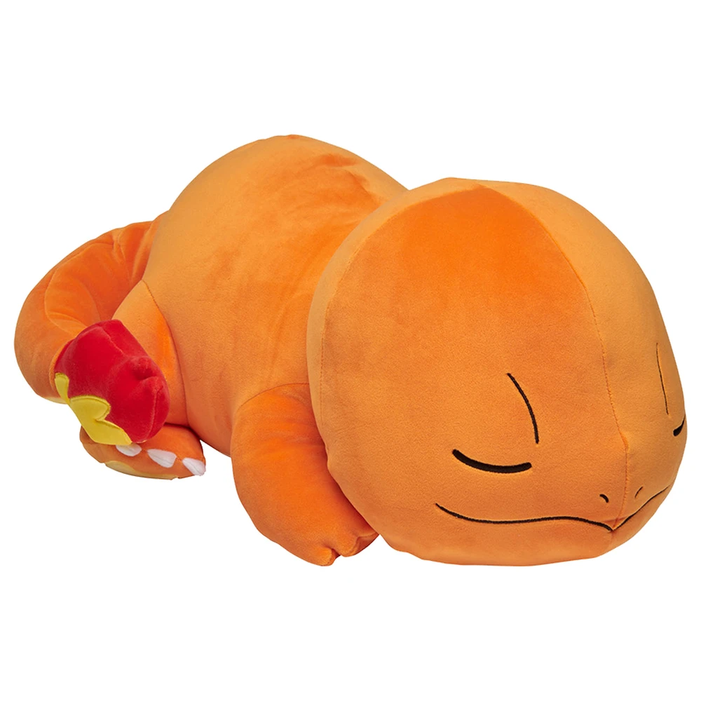 Pokémon - Peluche Salamèche (Charmander) 40cm - Peluche Pokémon Toute Douce Qui dort