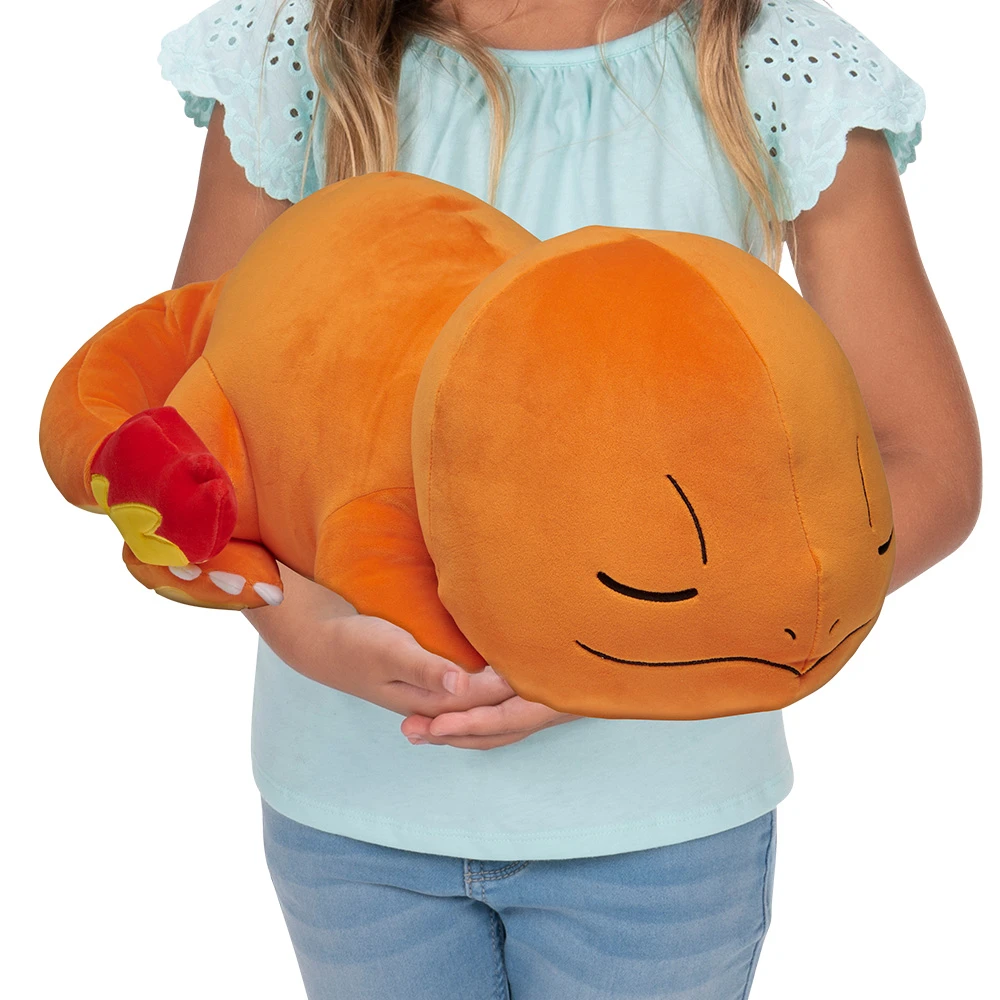 Pokémon - Peluche Salamèche (Charmander) 40cm - Peluche Pokémon Toute Douce Qui dort – Image 4