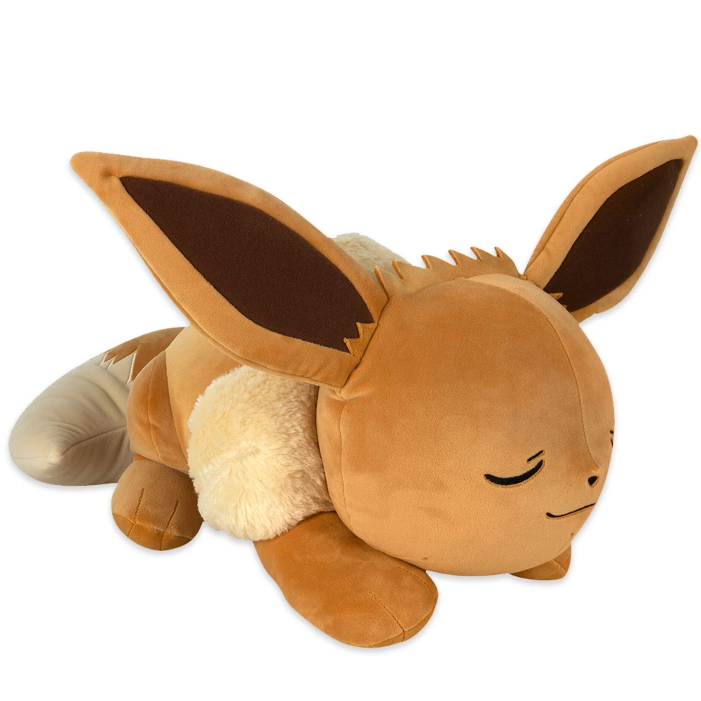 Pokémon - Peluche Evoli (Eevee) qui dort - Peluche Pokémon 40cm toute douce – Image 5