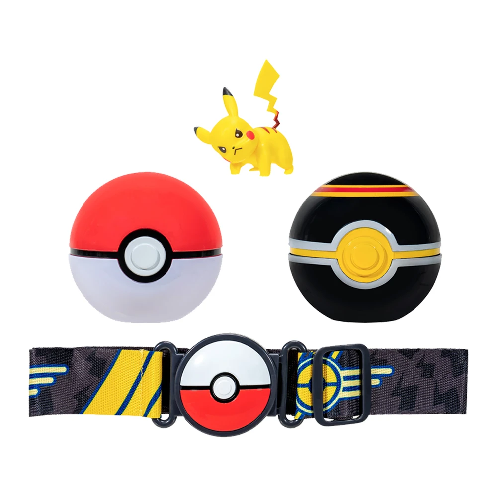 Pokémon - Ceinture Clip 'N' Go - 1 ceinture, 1 Poké Ball, 1 Luxury Ball et 1 figurine 5 cm Pikachu – Image 2