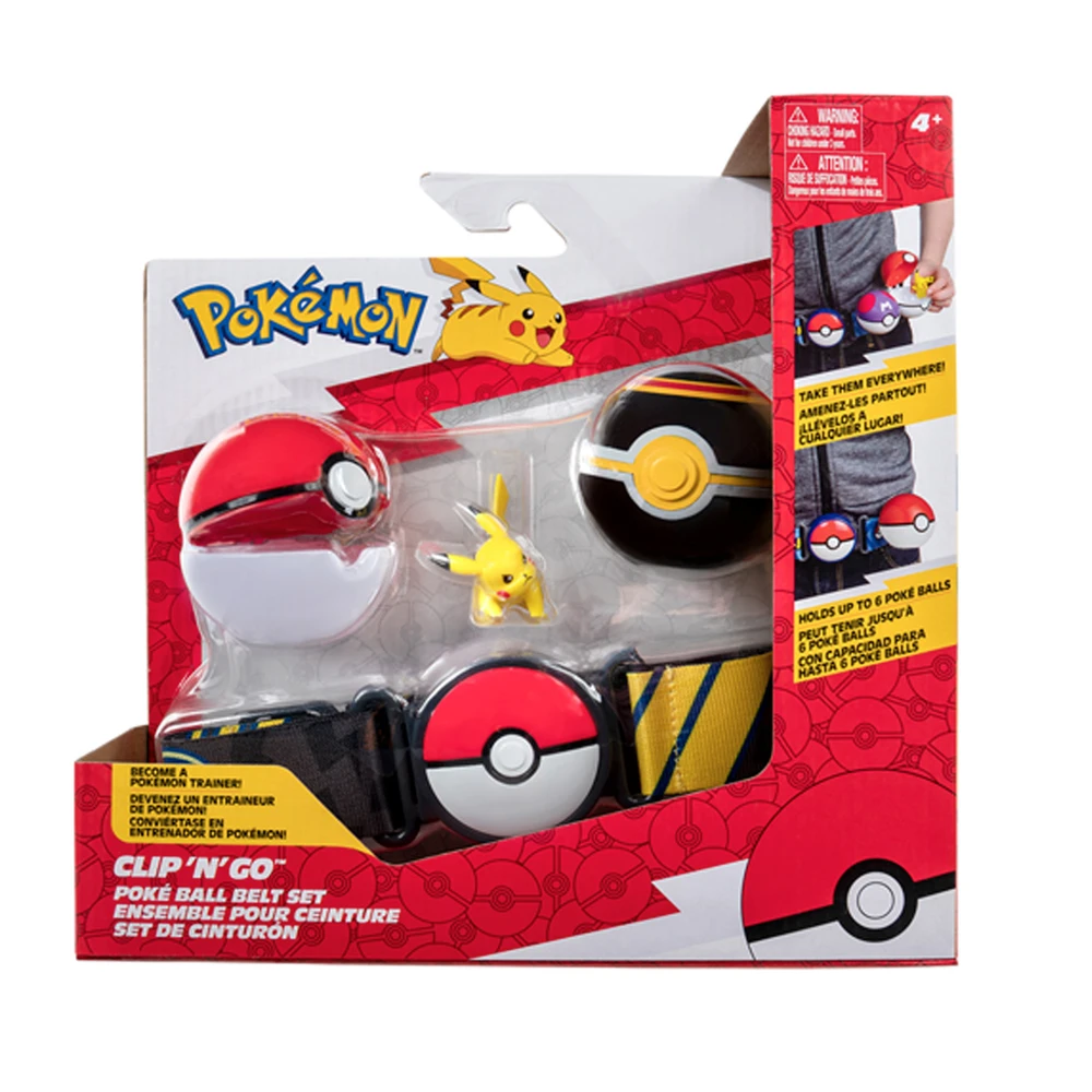 Pokémon - Ceinture Clip 'N' Go - 1 ceinture, 1 Poké Ball, 1 Luxury Ball et 1 figurine 5 cm Pikachu – Image 3