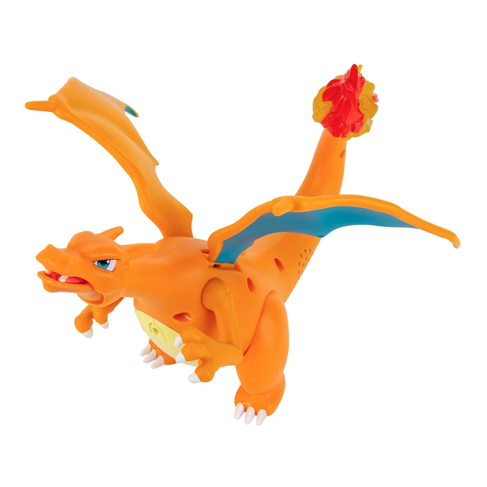 Pokémon - Figurine Dracaufeu deluxe à fonction 15 cm + 1 figurine Pikachu 5cm – Image 5