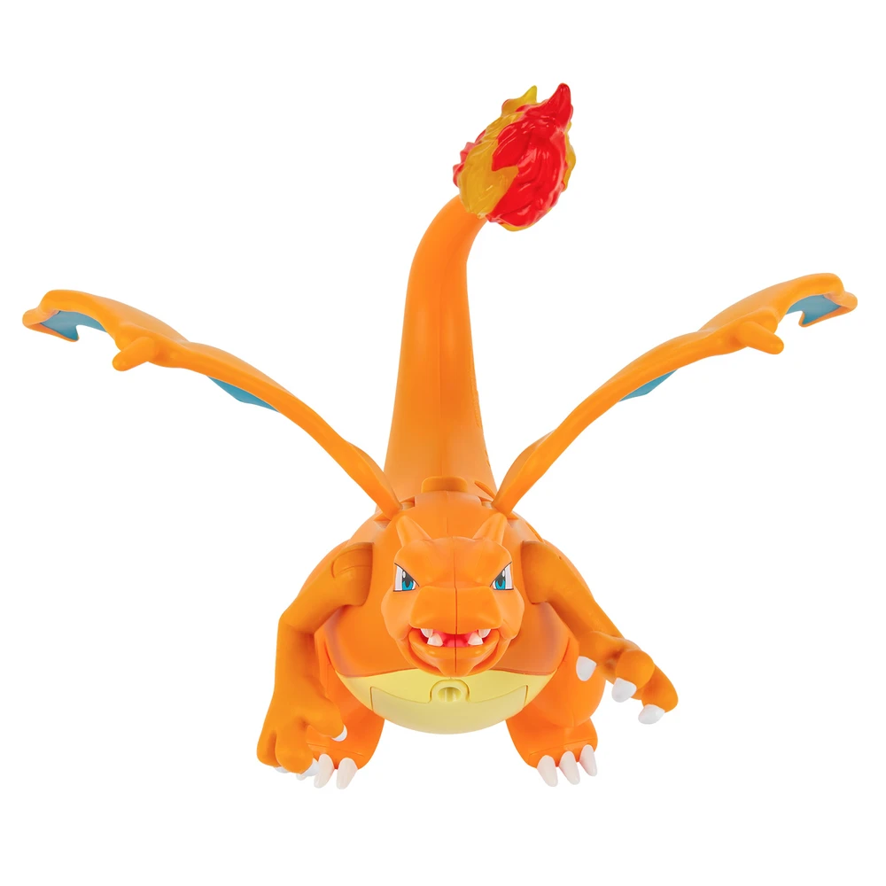 Pokémon - Figurine Dracaufeu deluxe à fonction 15 cm + 1 figurine Pikachu 5cm – Image 7