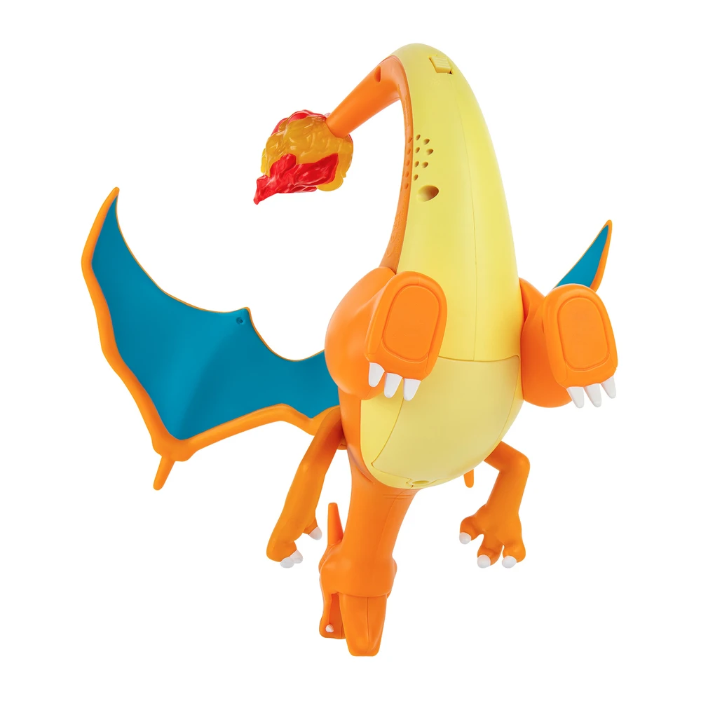 Pokémon - Figurine Dracaufeu deluxe à fonction 15 cm + 1 figurine Pikachu 5cm – Image 9