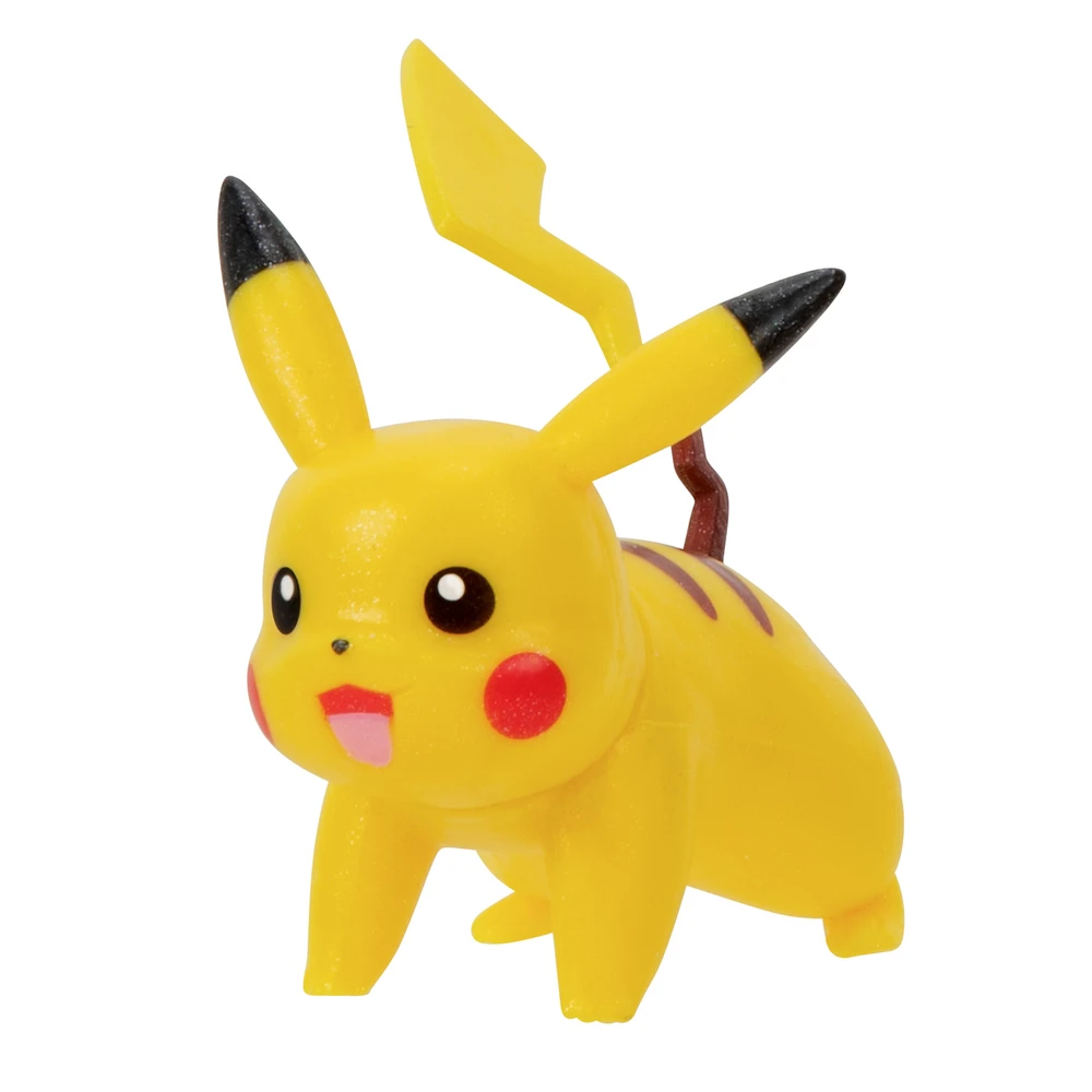 Pokémon - Pack évolution Pichu, Pikachu & Raichu - Figurine Pichu 5cm + Figurine Pikachu 8cm + Figurine Raichu 10cm – Image 5