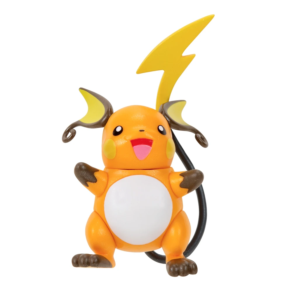 Pokémon - Pack évolution Pichu, Pikachu & Raichu - Figurine Pichu 5cm + Figurine Pikachu 8cm + Figurine Raichu 10cm – Image 6