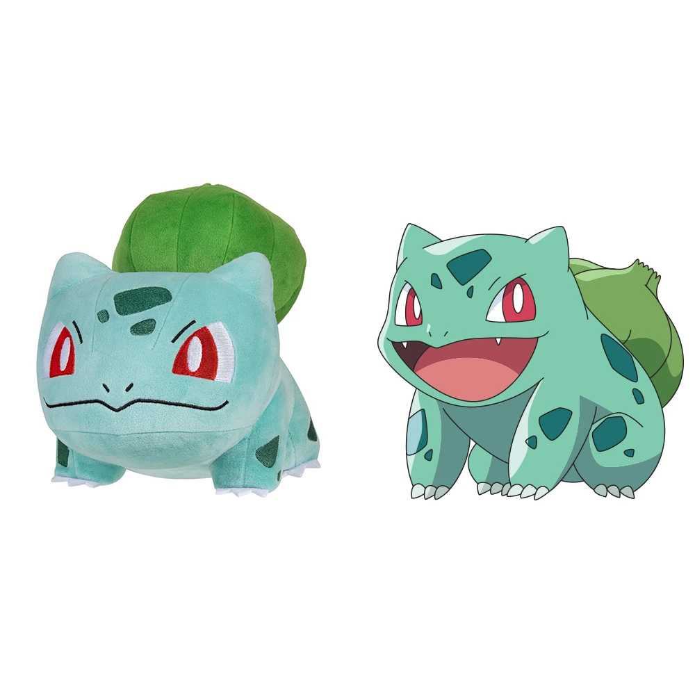 Pokémon - Peluche Bulbizarre 30 cm - Peluche Pokémon toute douce – Image 6