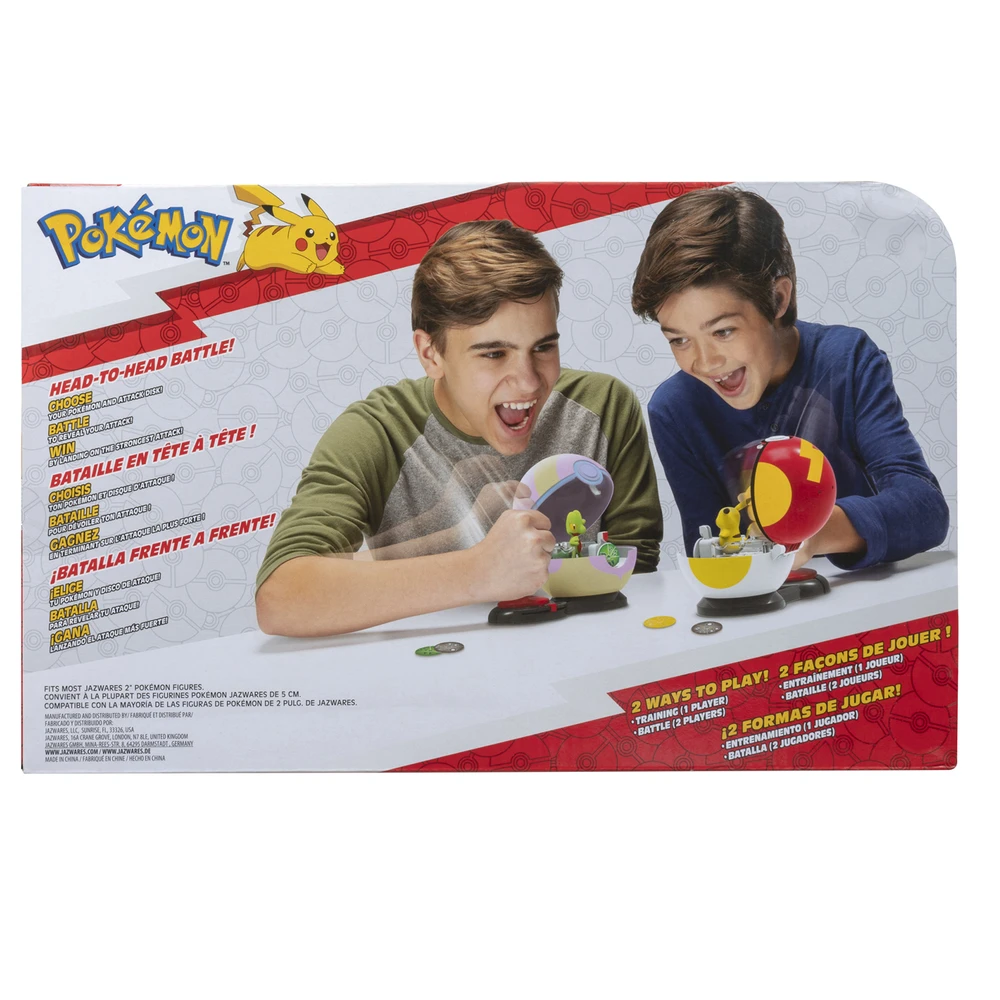Pokémon - Poké Ball attaque surprise Pikachu vs Arcko - Jeu combat - 2 Poké Balls avec leur Pokémon et 6 disques d'attaques – Image 7
