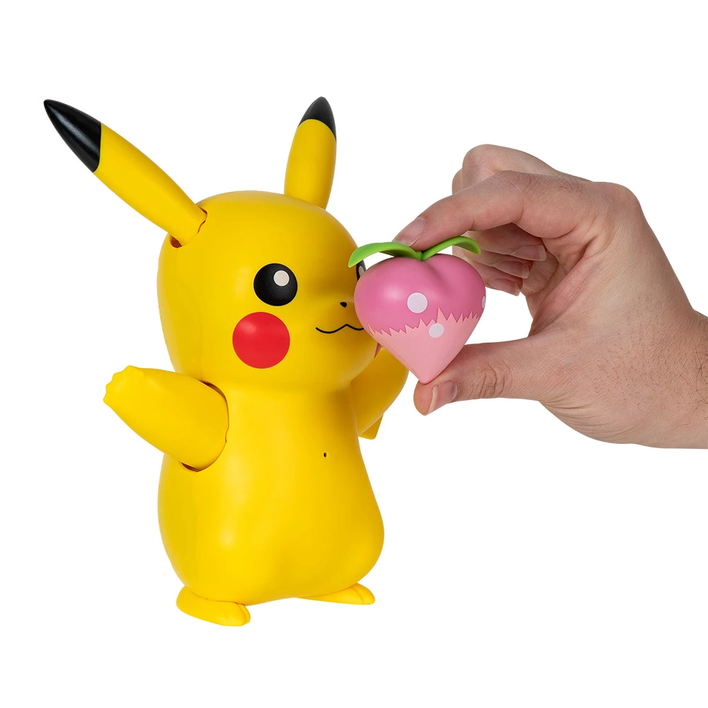 Bandai – Pokémon – Pikachu Deluxe interactif et ses accessoires – Jouet Pokémon avec Lumières Sons et Mouvements – Image 3